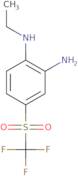 1-N-Ethyl-4-trifluoromethanesulfonylbenzene-1,2-diamine