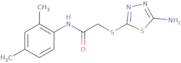 2-[(5-Amino-1,3,4-thiadiazol-2-yl)sulfanyl]-N-(2,4-dimethylphenyl)acetamide