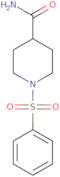 1-Benzenesulfonyl-piperidine-4-carboxylic acid amide