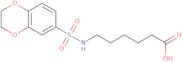 6-(2,3-Dihydro-1,4-benzodioxine-6-sulfonamido)hexanoic acid