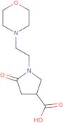 1-[2-(Morpholin-4-yl)ethyl]-5-oxopyrrolidine-3-carboxylic acid