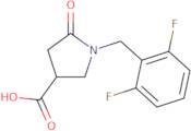 1-(2,6-difluorobenzyl)-5-oxopyrrolidine-3-carboxylic acid