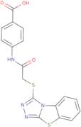 4-(2-{7-Thia-2,4,5-triazatricyclo[6.4.0.0,2,6]dodeca-1(12),3,5,8,10-pentaen-3-ylsulfanyl}acetami...