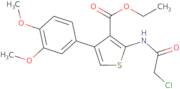 Ethyl 2-(2-chloroacetamido)-4-(3,4-dimethoxyphenyl)thiophene-3-carboxylate