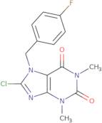 8-Chloro-7-(4-fluorobenzyl)-1,3-dimethyl-1H-purine-2,6(3H,7H)-dione