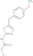 2-Chloro-N-{5-[(4-methoxyphenyl)methyl]-1,3-thiazol-2-yl}acetamide