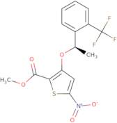 (R)-Methyl 5-nitro-3-(1-(2-(trifluoromethyl)phenyl)ethoxy)thiophene-2-carboxylate