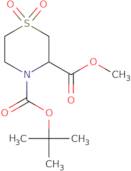 4-tert-Butyl 3-methyl 1,1-dioxo-1λ⁶-thiomorpholine-3,4-dicarboxylate