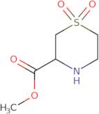 3-​Thiomorpholinecarbox​ylic acid methyl ester 1,​1-​dioxide