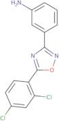 3-[5-(2,4-Dichlorophenyl)-1,2,4-oxadiazol-3-yl]aniline