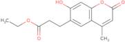 Ethyl 3-(7-hydroxy-4-methyl-2-oxo-2H-chromen-6-yl)propanoate