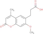 3-(7-Methoxy-4-methyl-2-oxo-2H-chromen-6-yl)propanoic acid