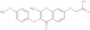 2-{[3-(4-Methoxyphenoxy)-2-methyl-4-oxo-4H-chromen-7-yl]oxy}acetic acid