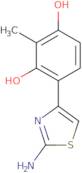 4-(2-Amino-1,3-thiazol-4-yl)-2-methylbenzene-1,3-diol