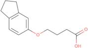 4-(2,3-Dihydro-1H-inden-5-yloxy)butanoic acid