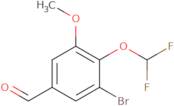 3-Bromo-4-(difluoromethoxy)-5-methoxybenzaldehyde