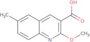 2-Methoxy-6-methylquinoline-3-carboxylic acid