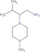 3-Methyl-2-(4-methylpiperazin-1-yl)butan-1-amine