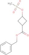 Benzyl rac-(1S,3S)-3-(methanesulfonyloxy)cyclobutane-1-carboxylate