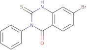 7-Bromo-3-phenyl-2-sulfanyl-3,4-dihydroquinazolin-4-one