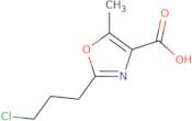 2-(3-Chloropropyl)-5-methyl-1,3-oxazole-4-carboxylic acid