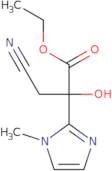 Ethyl 3-cyano-2-hydroxy-2-(1-methyl-1H-imidazol-2-yl)propanoate