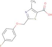 2-(4-Fluorophenoxymethyl)-4-methyl-1,3-thiazole-5-carboxylic acid