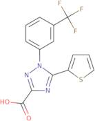 5-(Thiophen-2-yl)-1-[3-(trifluoromethyl)phenyl]-1H-1,2,4-triazole-3-carboxylic acid