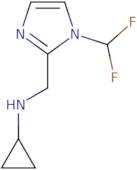 N-{[1-(Difluoromethyl)-1H-imidazol-2-yl]methyl}cyclopropanamine