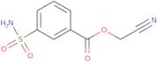 Cyanomethyl 3-sulfamoylbenzoate