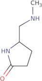 5-[(Methylamino)methyl]pyrrolidin-2-one