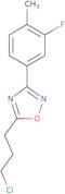 5-(3-Chloropropyl)-3-(3-fluoro-4-methylphenyl)-1,2,4-oxadiazole