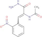 N-[1-(Hydrazinecarbonyl)-2-(2-nitrophenyl)eth-1-en-1-yl]acetamide