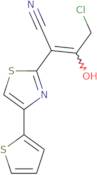 4-Chloro-3-oxo-2-[4-(thiophen-2-yl)-2,3-dihydro-1,3-thiazol-2-ylidene]butanenitrile