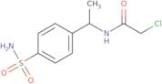 2-Chloro-N-[1-(4-sulfamoylphenyl)ethyl]acetamide