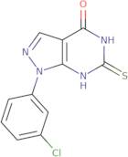 1-(3-Chlorophenyl)-6-sulfanyl-1H,4H,5H-pyrazolo[3,4-d]pyrimidin-4-one