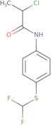 2-Chloro-N-{4-[(difluoromethyl)sulfanyl]phenyl}propanamide