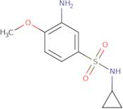 3-Amino-N-cyclopropyl-4-methoxybenzene-1-sulfonamide