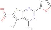 2-(Furan-2-yl)-4,5-dimethylthieno[2,3-d]pyrimidine-6-carboxylic acid