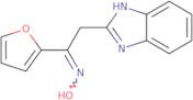 N-[2-(1H-1,3-Benzodiazol-2-yl)-1-(furan-2-yl)ethylidene]hydroxylamine