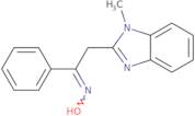 N-[2-(1-Methyl-1H-1,3-benzodiazol-2-yl)-1-phenylethylidene]hydroxylamine
