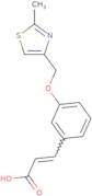(2E)-3-{3-[(2-Methyl-1,3-thiazol-4-yl)methoxy]phenyl}prop-2-enoic acid