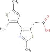 2-[4-(2,5-Dimethylthiophen-3-yl)-2-methyl-1,3-thiazol-5-yl]acetic acid