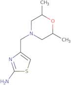 4-[(2,6-Dimethylmorpholin-4-yl)methyl]-1,3-thiazol-2-amine