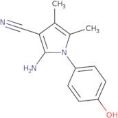 2-Amino-1-(4-hydroxyphenyl)-4,5-dimethyl-1H-pyrrole-3-carbonitrile