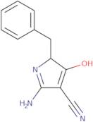 2-Amino-5-benzyl-4-oxo-4,5-dihydro-1H-pyrrole-3-carbonitrile