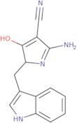 2-Amino-5-(1H-indol-3-ylmethyl)-4-oxo-4,5-dihydro-1H-pyrrole-3-carbonitrile