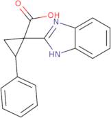 1-(1H-1,3-Benzodiazol-2-yl)-2-phenylcyclopropane-1-carboxylic acid