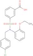 3-{[(4-Chlorophenyl)methyl](2-ethoxyphenyl)sulfamoyl}benzoic acid