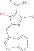 2-Amino-5-(1H-indol-3-ylmethyl)-4-oxo-4,5-dihydro-1H-pyrrole-3-carboxamide